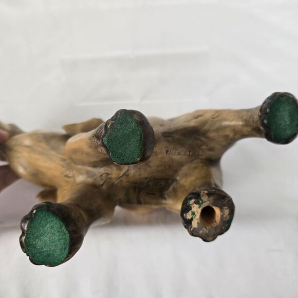 Bull Elephant Figurine Signed by Guido Cacciapuoti 10" x 8" x 4" Italy - Picture 4 of 12